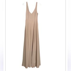 Show Me Your MuMu Tan Sleeveless V-Neck Maxi "Jenn" Size:M and Size:L NWT